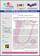 Bulletin IUFM Elections novembre 2005