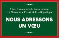 Envoyez vos voeux au Président et son gouvernement