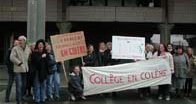 Collège Léon Blum, forte mobilisation contre les projets de décentralisation