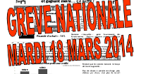 Tous en grève le mardi 18 mars