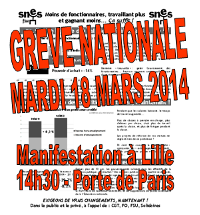 Tous en grève le mardi 18 mars