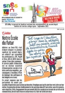 Bulletin de rentrée 2022 - Collège / Lycée