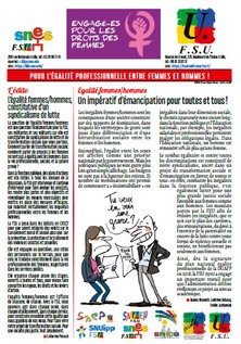 Bulletin spécial égalité professionnelle