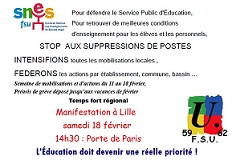 Rassemblement intersyndical le 18 février