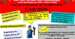 Affichettes disciplinaires pour montrer les méfaits de la réforme du collège