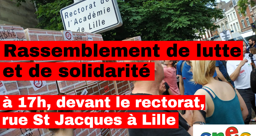 Vendredi 5 juillet à 17H - Rassemblement exceptionnel devant le rectorat de (…)