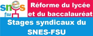 Semaine de stages sur la réforme du Bac et du lycée : nous y sommes !