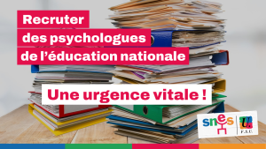 PsyEN/DCIO : réunion d'information syndicale nationale mardi 14 mai (…)