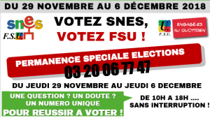 Elections professionnelles 2018, c'est ici...