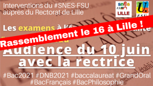 Examens, asa, vaccination : compte-rendu de l'audience du 10 juin avec (…)