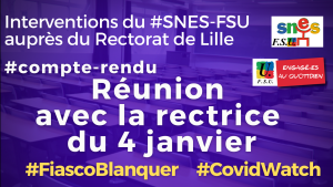 Situation sanitaire, nouveau protocole, droits des personnels : compte-rendu (…)