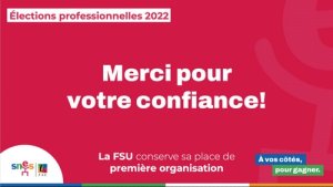 Résultats des élections professionnelles 2022