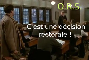 « le cercle des ORS* disparues »