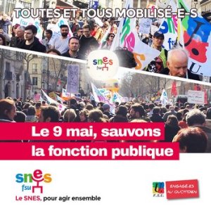 Grève et manifestations du 9 mai, manif nationale à Paris le 18 : affiches, (…)