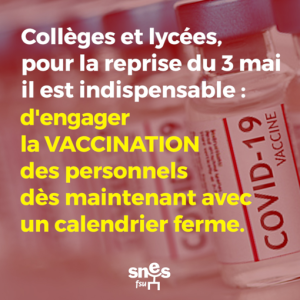 Vaccination des personnels, le grand vide