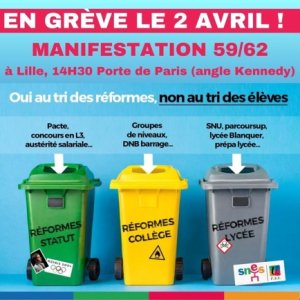 En grève le 2 avril ! Par ici le matériel de mobilisation ! [MAJ le 30/03]