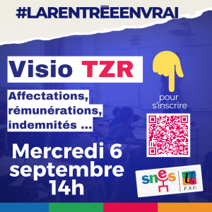 Réunion TZR - Visio mercredi 6 septembre - 14h