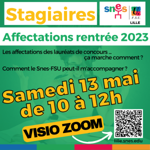 Admissible ou admis-e à un concours : une visio pour s'informer le 13 mai !