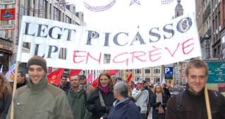 Mobilisation au lycée Picasso d'Avion