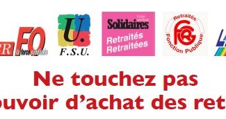 Ne touchez pas au pouvoir d'achat des retraités