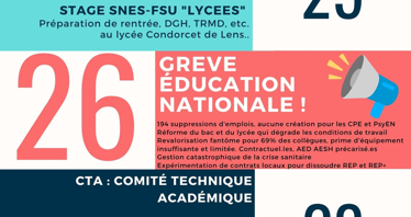 Grève, emploi, réformes, crise sanitaire dans l'éducation : une semaine (…)