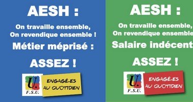 AESH - Grève le 8 avril / Groupe de travail