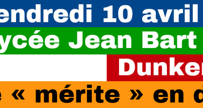 Congrès académique du 10 avril 2020 au lycée Jean Bart de Dunkerque : le « (…)