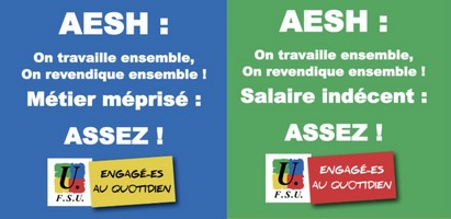 AESH - Grève le 8 avril / Groupe de travail