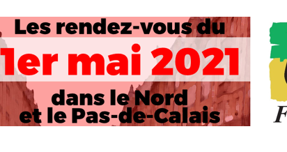 Les manifestations du 1er mai 2021 dans le Nord/Pas-de-Calais