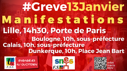 TROP C'EST TROP : toutes et tous en grève le 13 JANVIER ! [tract, (…)