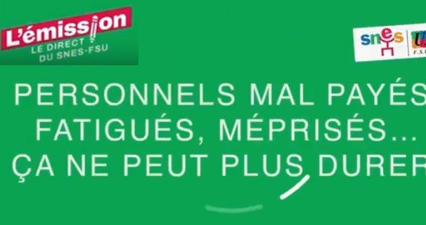 L'émission#4, le direct du Snes-FSU : violences sexistes et sexuelles, (…)