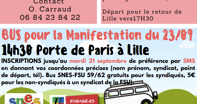 Le 23 septembre, grève dans l'éducation ... Faisons entendre notre voix !