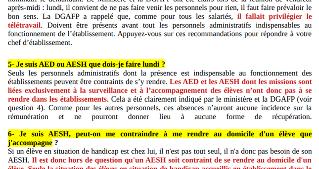 [16/03] Fermetures des établissements, stop aux pressions délirantes -> (…)