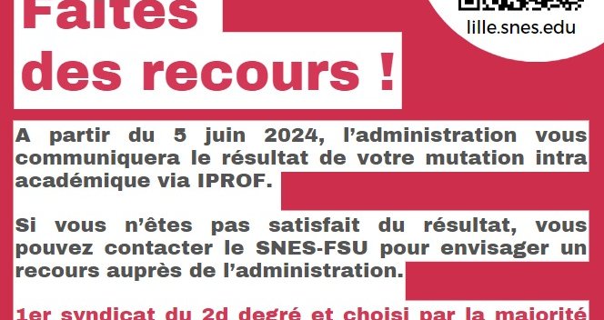 Après les Résultats, quels recours ?