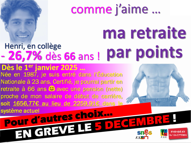 Visuels pour affichage : comme j'aime ma retraite par points ! [mis à (…)