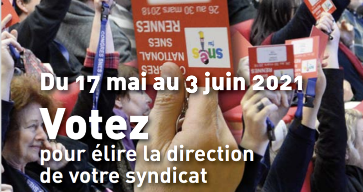 Du 17 mai au 3 juin, les adhérent.e.s du Snes-FSU désigneront leurs (…)