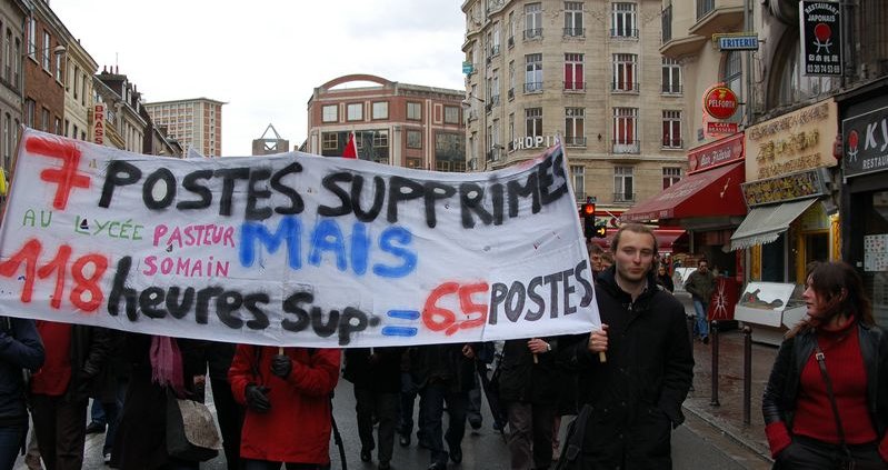 Le lycée de Somain poursuit la lutte