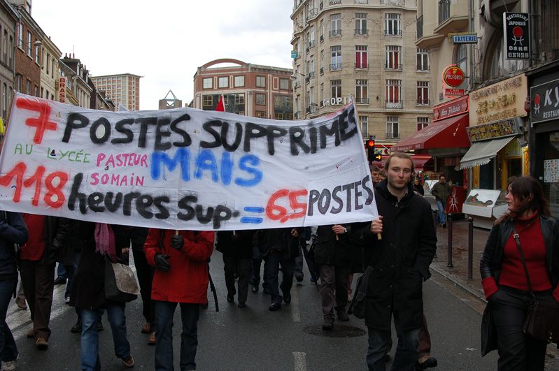 Le lycée de Somain poursuit la lutte