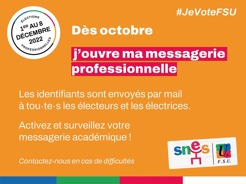 Elections pro 2022 : Je n'ai pas reçu le lien nécessaire pour activer (…)