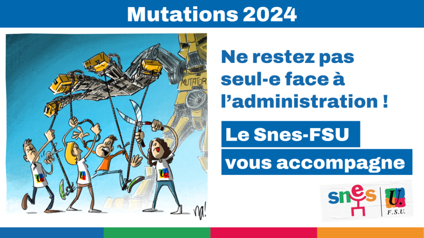 Planning des réunions mutations - Mouvement inter 2024