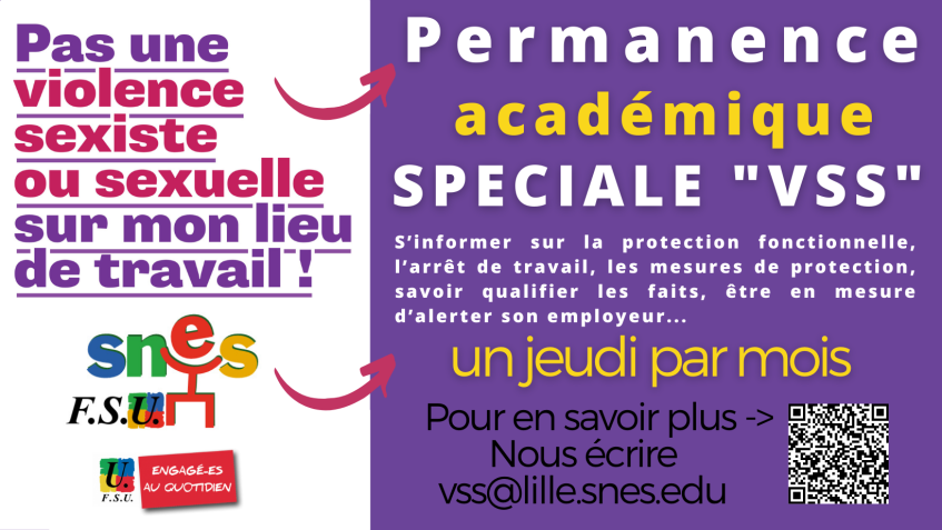 Permanence dédiée aux violences sexistes et sexuelles au travail à prévoir (…)