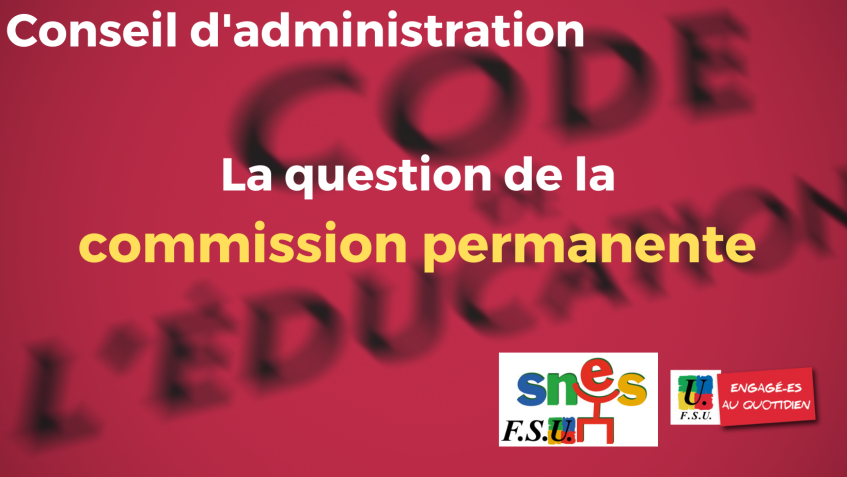 Fonctionnement du C.A. : Un décret, des crédos !