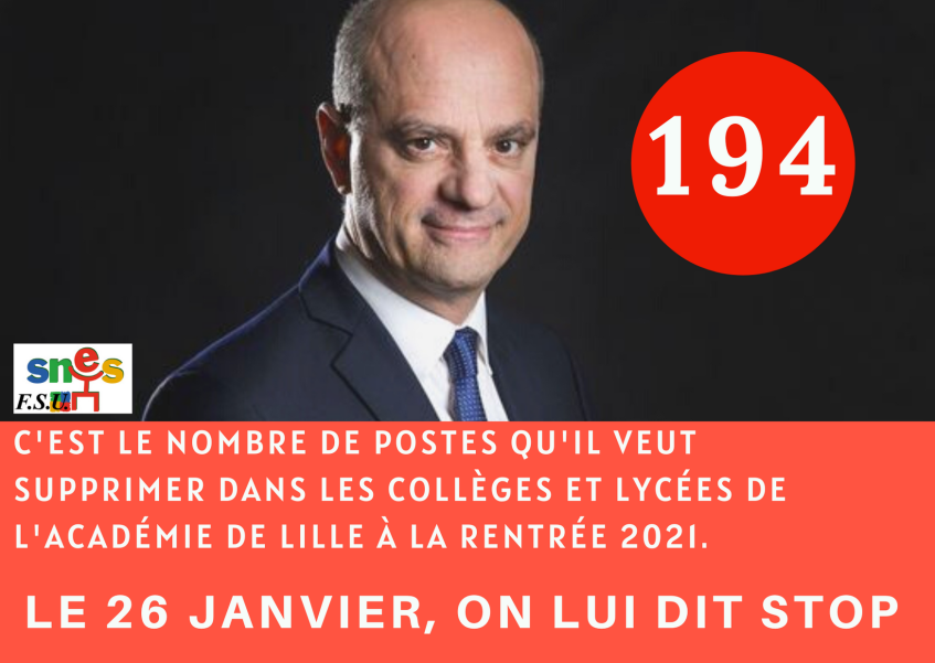 Le 26 janvier, ON LUI DIT STOP !