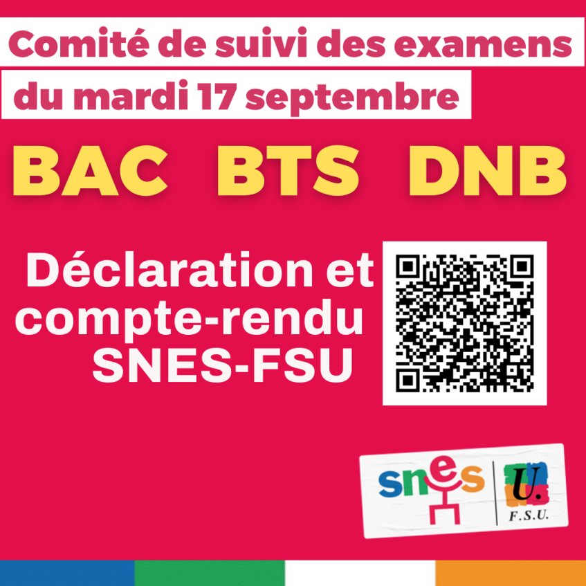 Comité de suivi des examens : bilan des sessions 2024 Bac/BTS/DNB