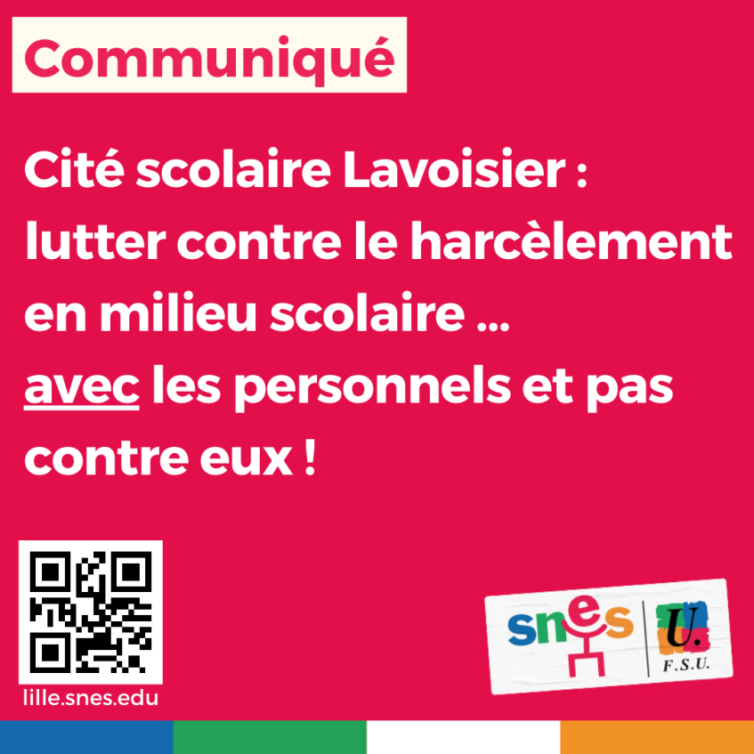 Lutter contre le harcèlement en milieu scolaire : avec les personnels et pas (…)