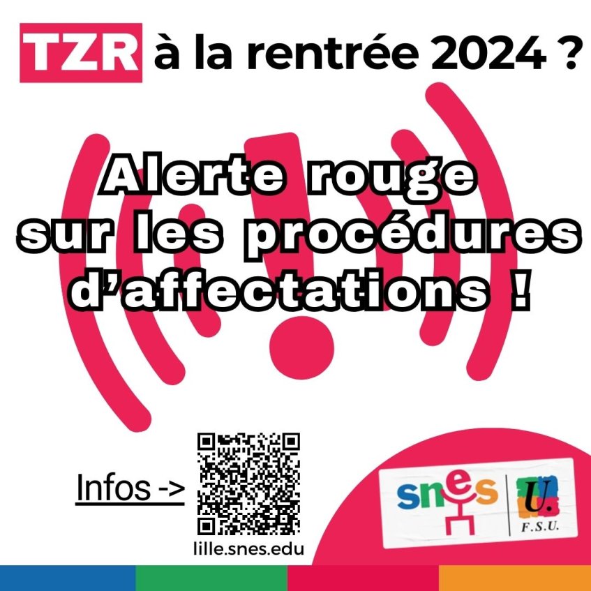 TZR à la rentrée 2024 ? Alerte rouge sur les procédures d'affectations !