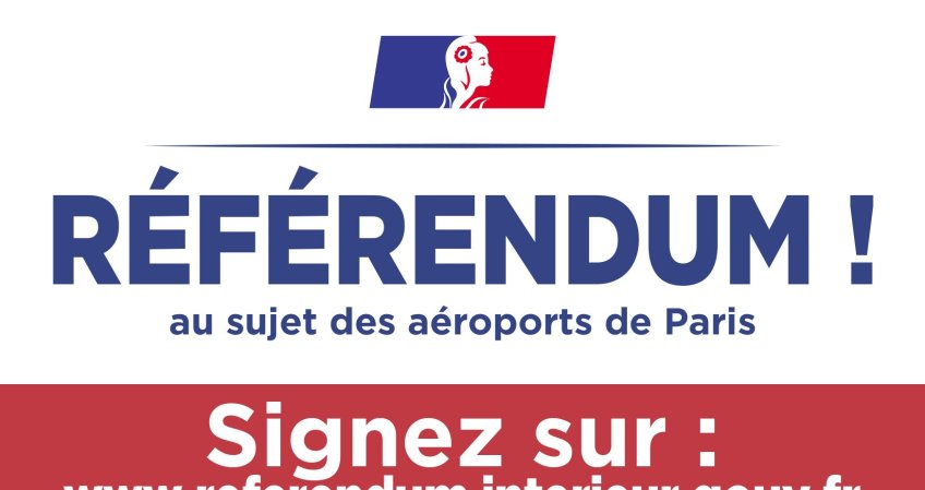 Obtenons un référendum sur la vente des aéroports de Paris !