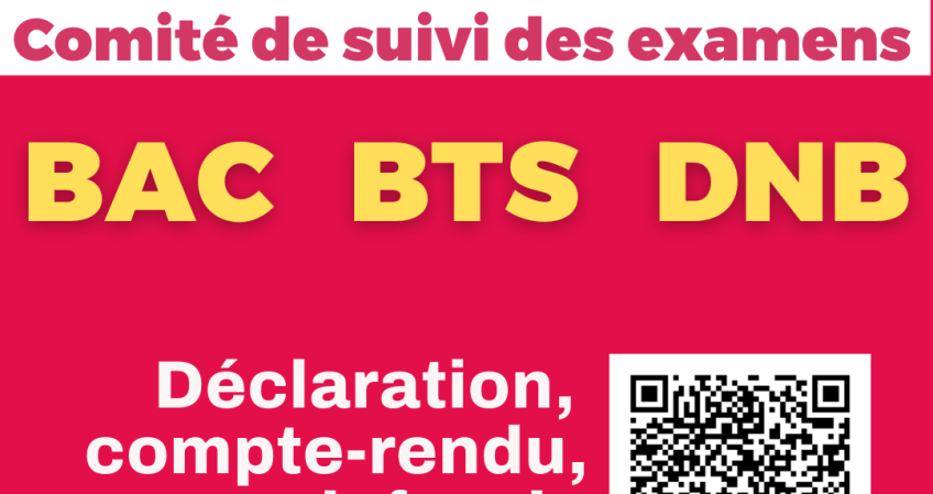 DNB, Bac, BTS : faites remonter vos questions pour le comité de suivi des (…)