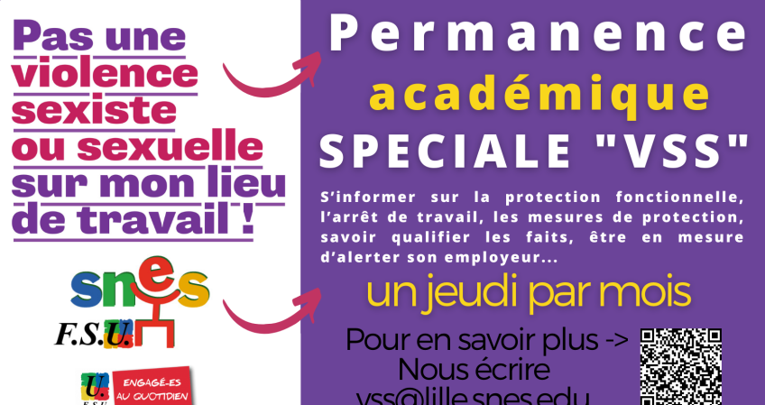 Permanence dédiée aux violences sexistes et sexuelles au travail à prévoir (…)