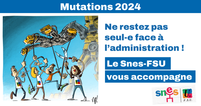 Planning des réunions mutations - Mouvement inter 2024